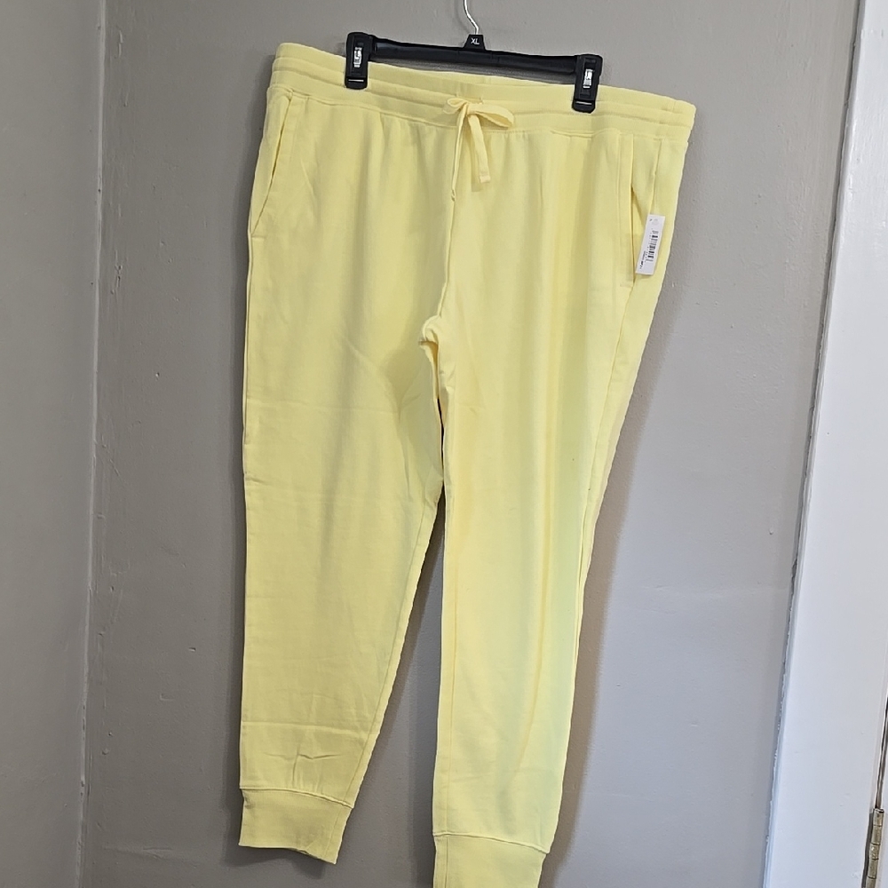 Yellow Jogger Pants Sweatpants